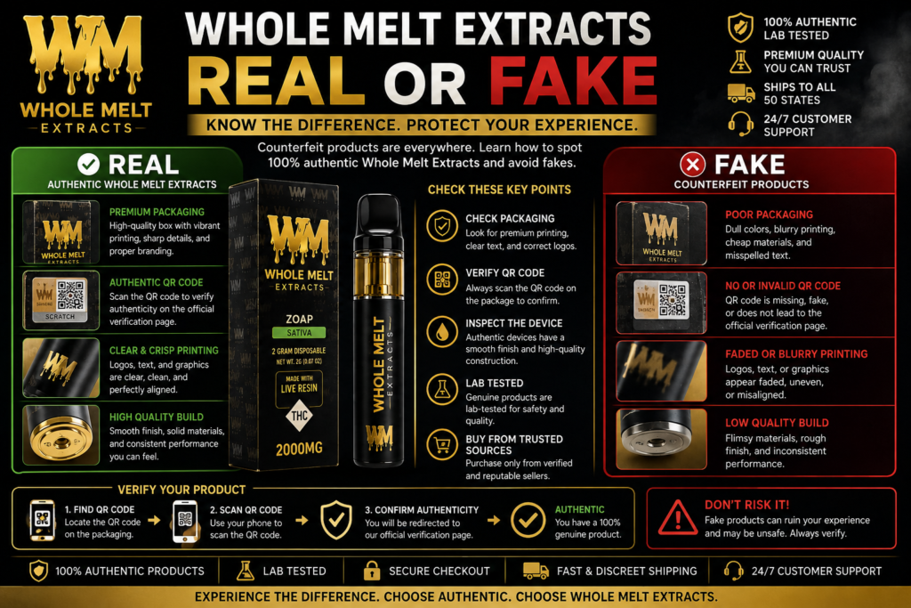 Whole Melt Extracts Real Or Fake